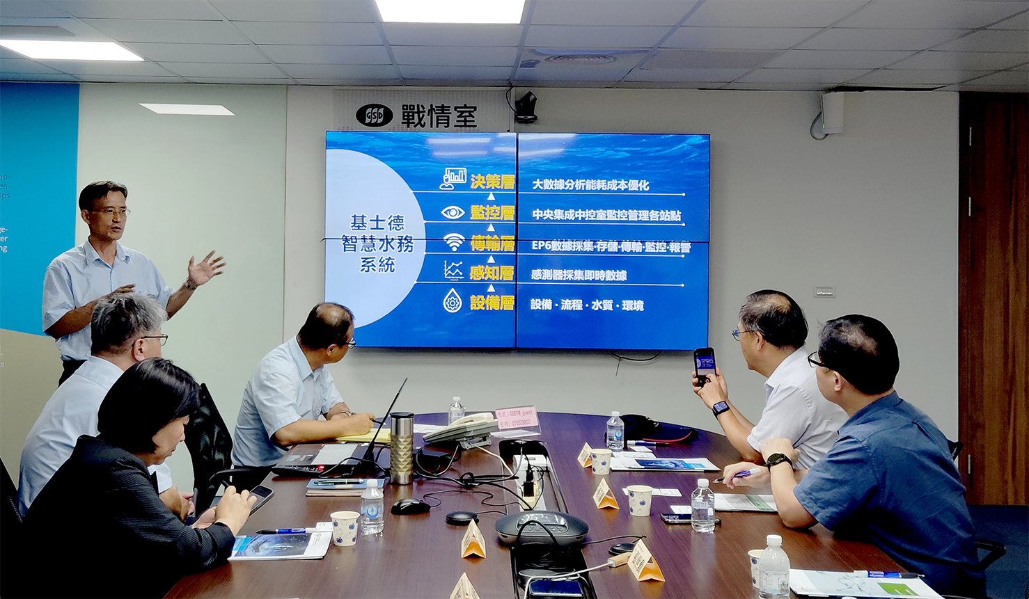 臺北自來水事業處參訪基士德總部